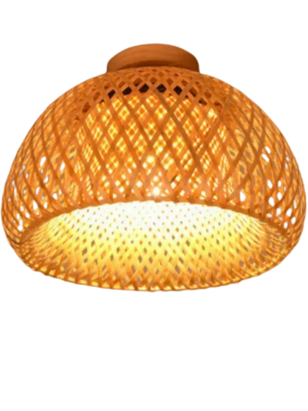 BambooZen - Modern Bamboo Ceiling Light