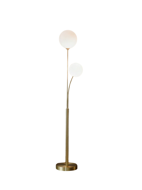 GoldenLux - American Luxury Double-Head Floor Lamp