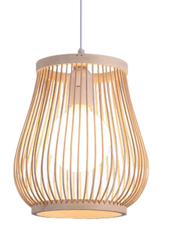 Bamboo Breeze - Vintage Rattan Pendant Light