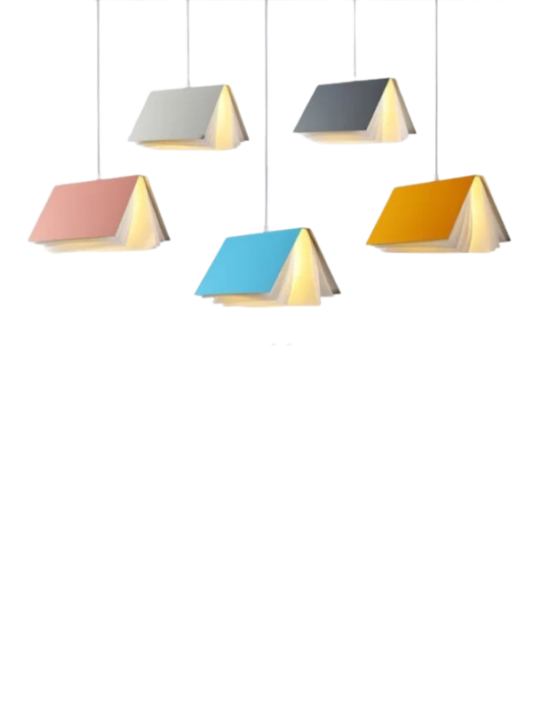 LiteraLumina - Modern LED Book Pendant Light