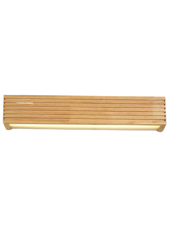 Wooden Serenity - Modern LED Wall Sconce