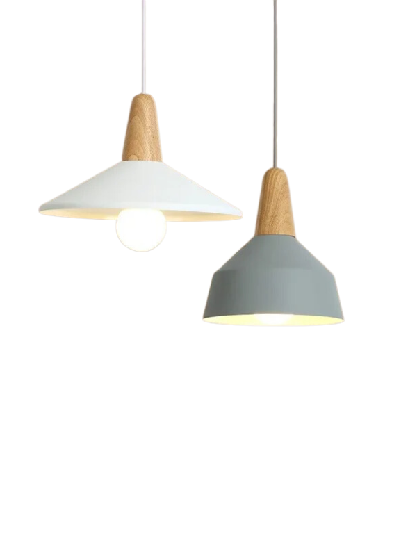 Nordic Charm - Contemporary Wood Pendant Light