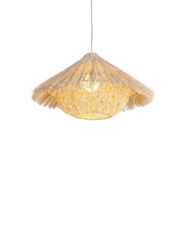 RetroBamboo - Handwoven Rattan Chandelier