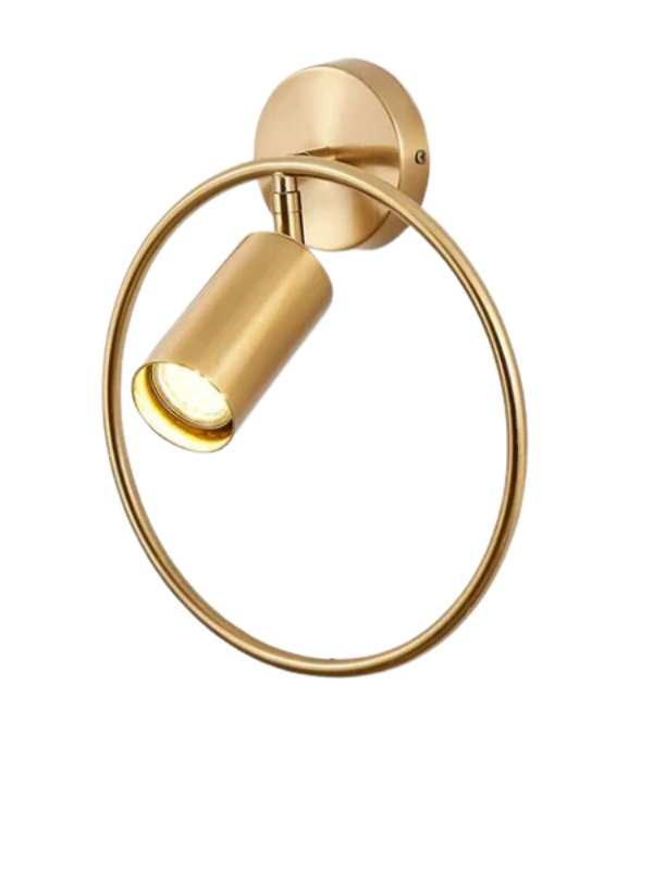 GoldGleam - Minimalist LED Wall Spotlight