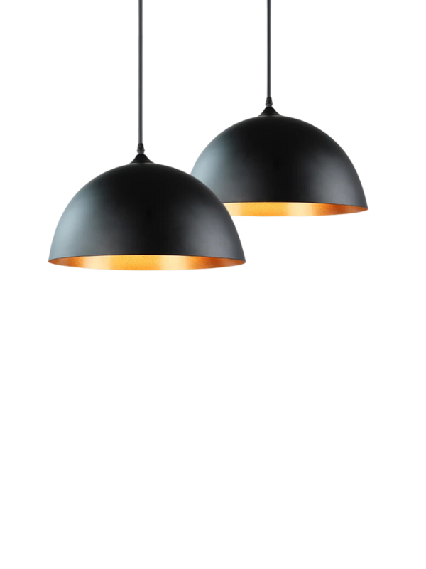 RusticBeam - Industrial Farmhouse Pendant Light Pair