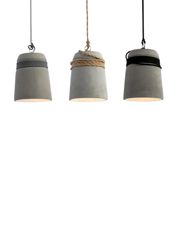 Urban Rustic - LED Cement Chandelier