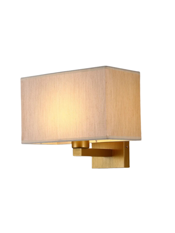 Elegance Alcove - Modern Fabric Bedside Wall Lamp