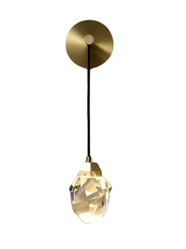 Copper Crystalline - Modern LED Wall Sconce