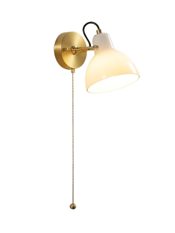 ElegancePull - LED Fabric Wall Sconce