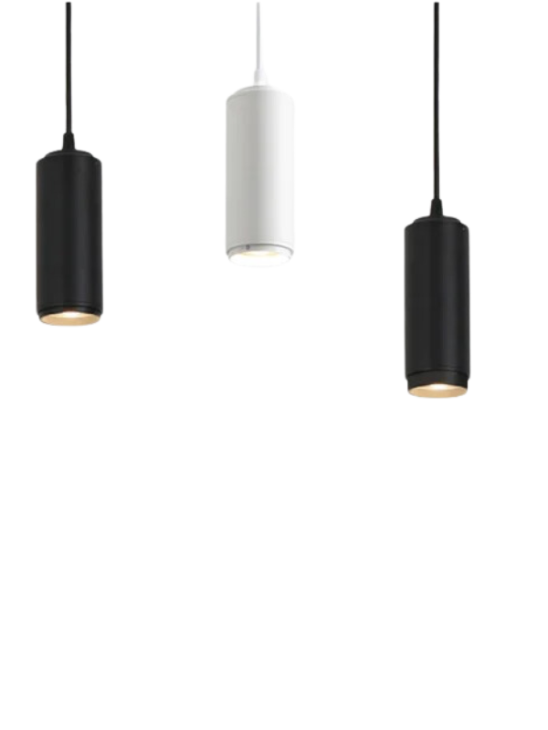 CylindraGlow - Modern LED Spotlight Chandelier
