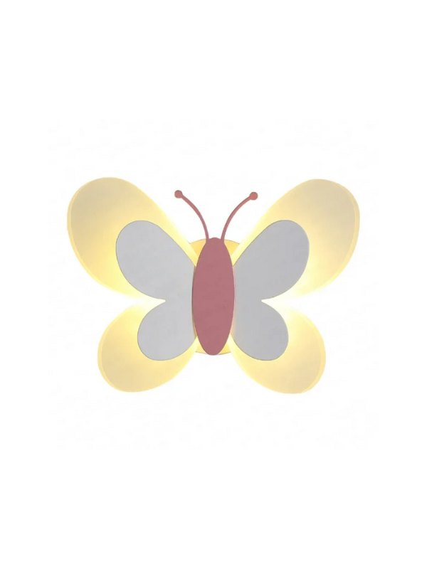 Fantasia Butterfly: Whimsical Kids' LED Wall Lamp